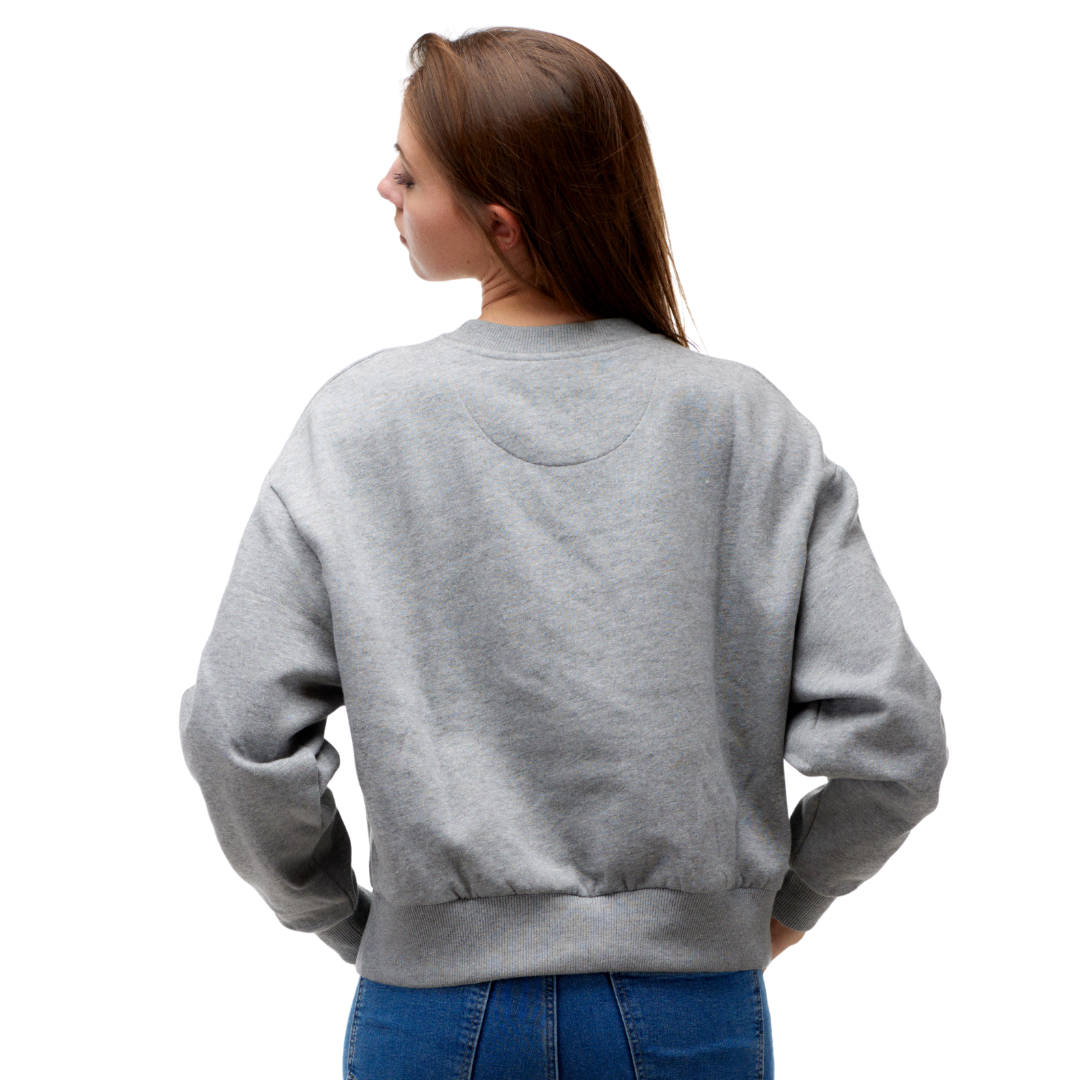 13 Womens Heavy Crop Sweat